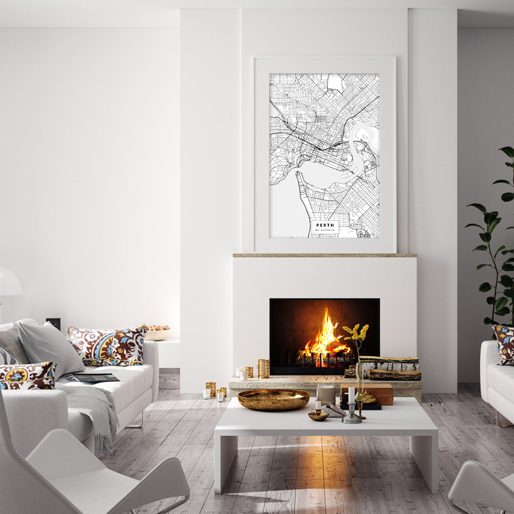 A Map Poster is a Great Gift for the Person in Your Life That's Hard to Buy Gifts For