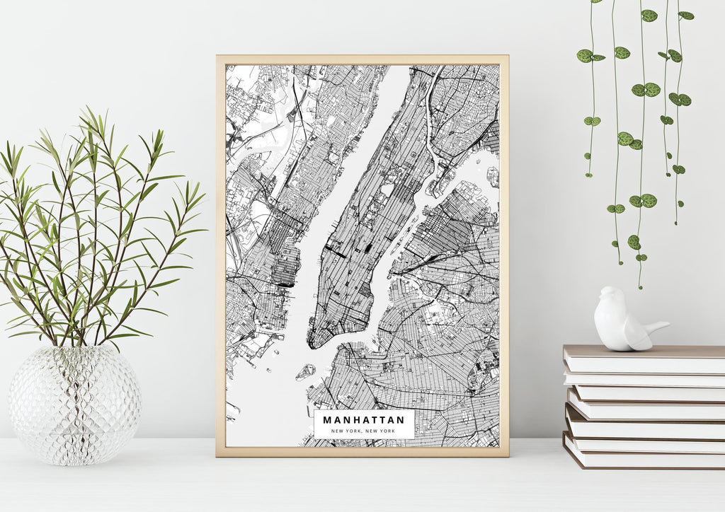 Manhattan, New York - The Nice Map Co