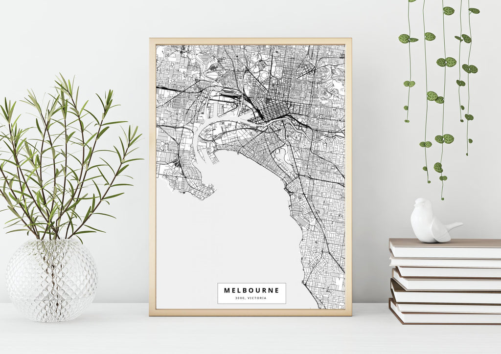 Melbourne, VIC - The Nice Map Co