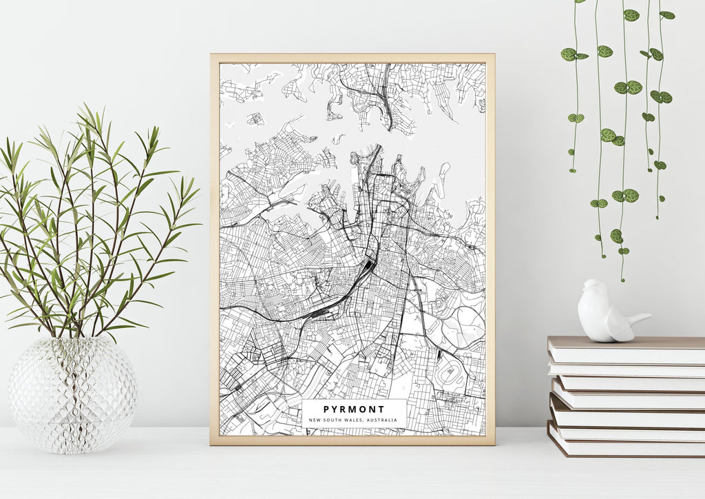 Pyrmont, NSW - The Nice Map Co