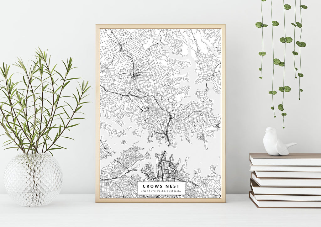 Crows Nest, NSW - The Nice Map Co