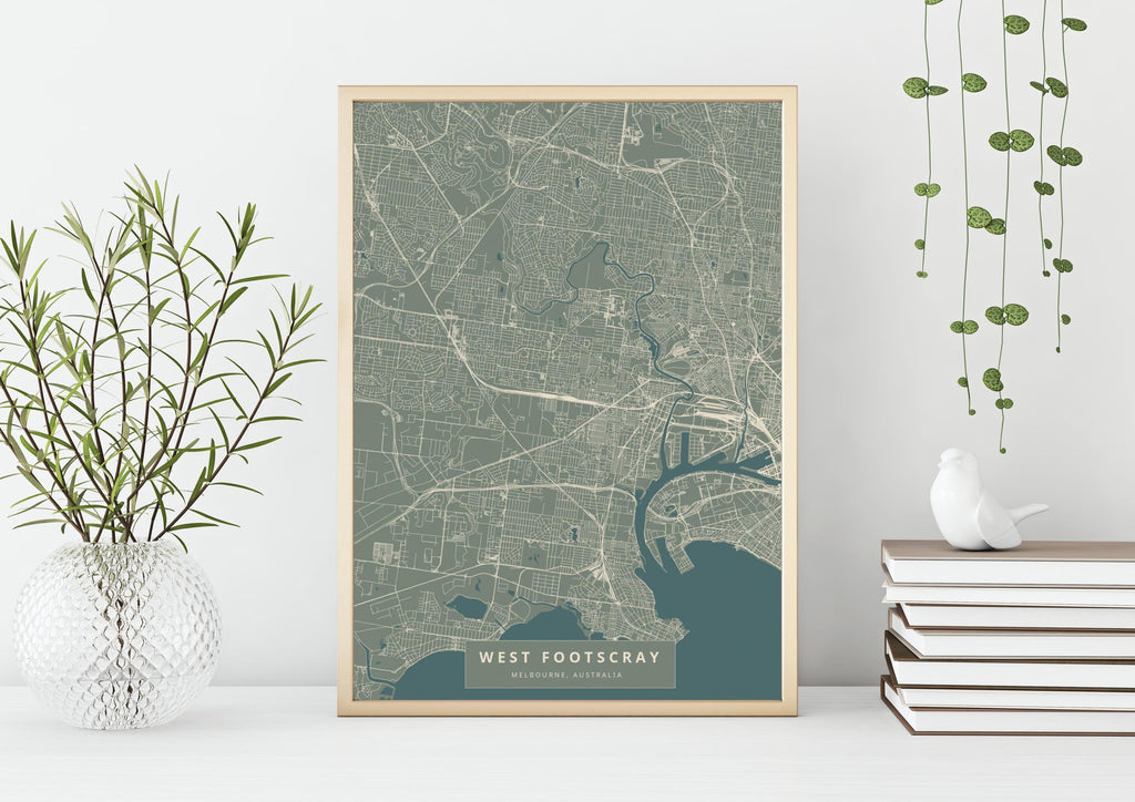 West Footscray, VIC - The Nice Map Co