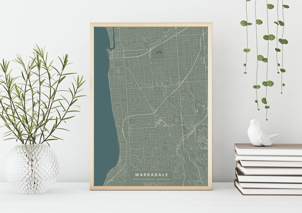 Warradale, NSW - The Nice Map Co