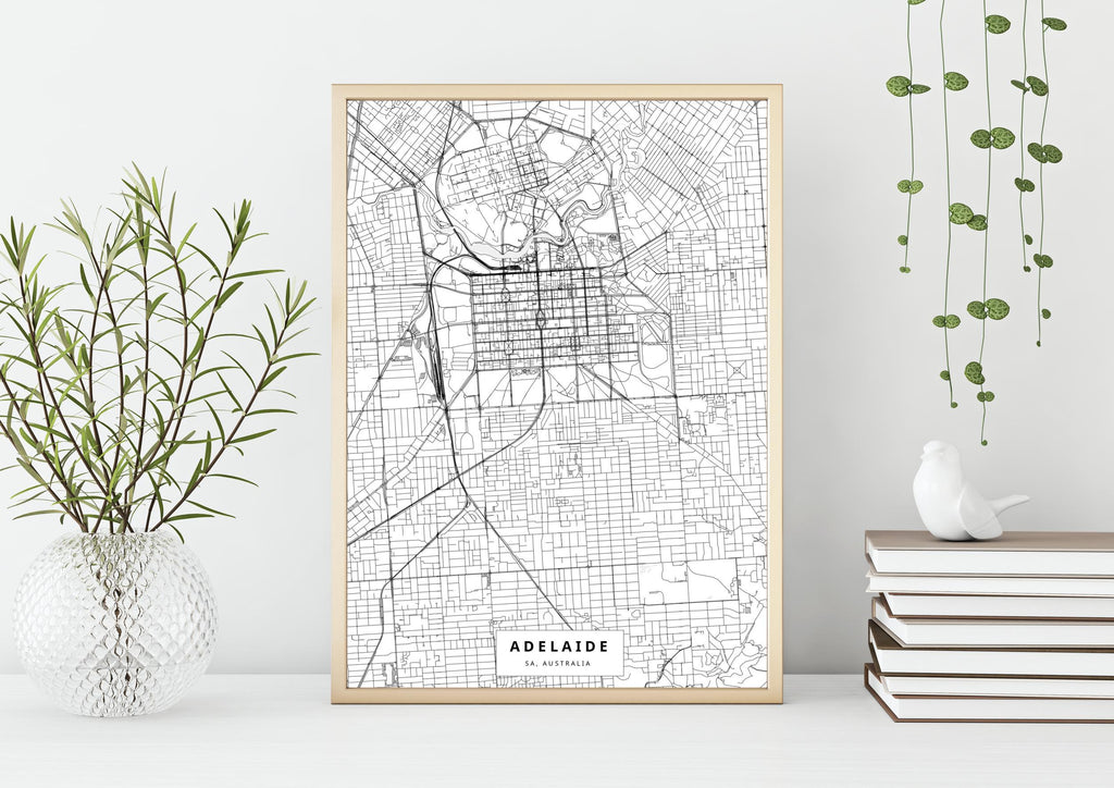Adelaide, SA - The Nice Map Co