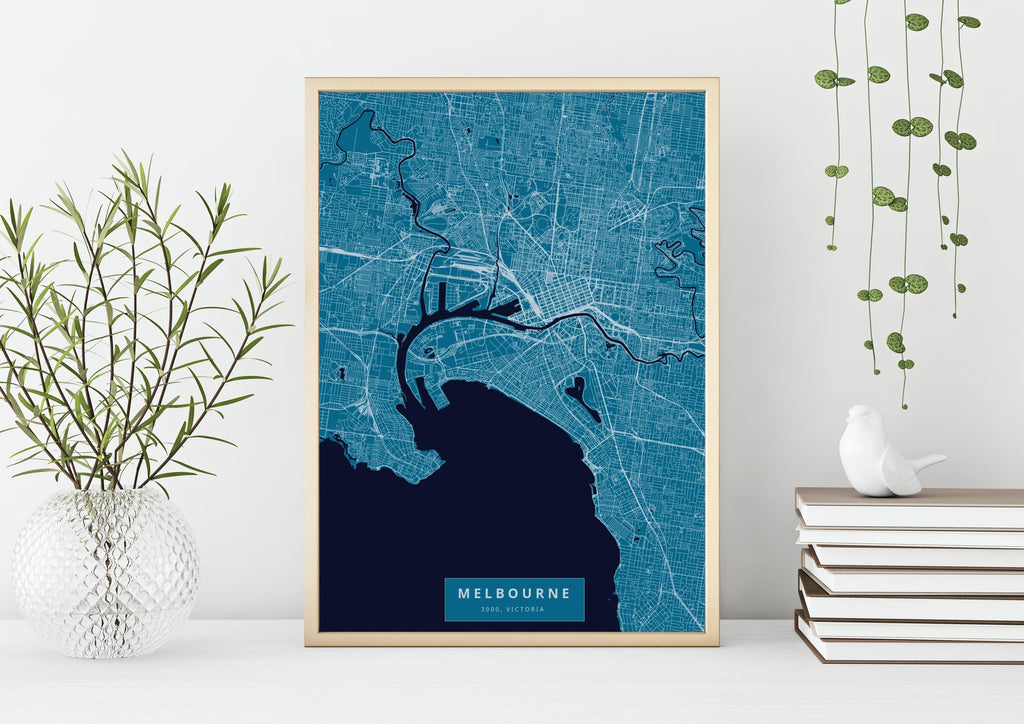 Melbourne, Vic - The Nice Map Co