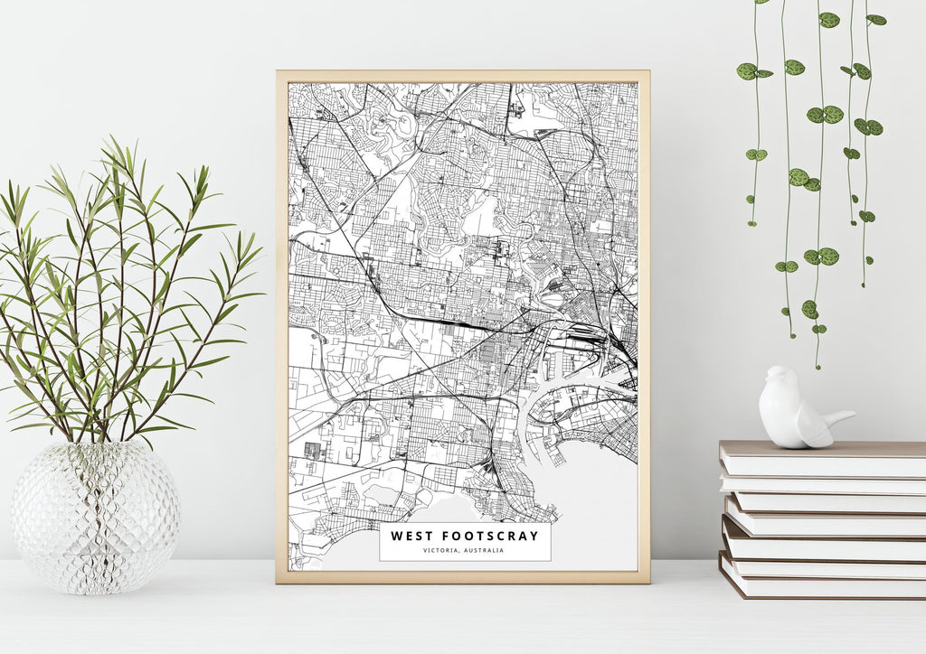 West Footscray, VIC - The Nice Map Co
