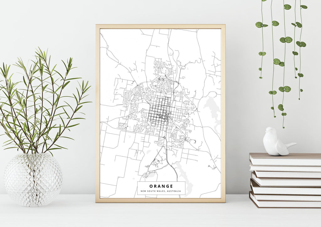 Orange, NSW - The Nice Map Co