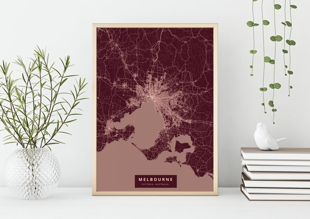 Melbourne, VIC - The Nice Map Co