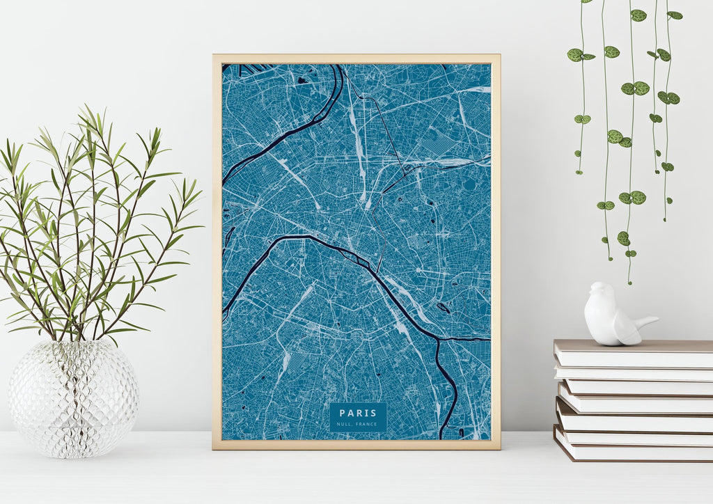 Paris, France - The Nice Map Co